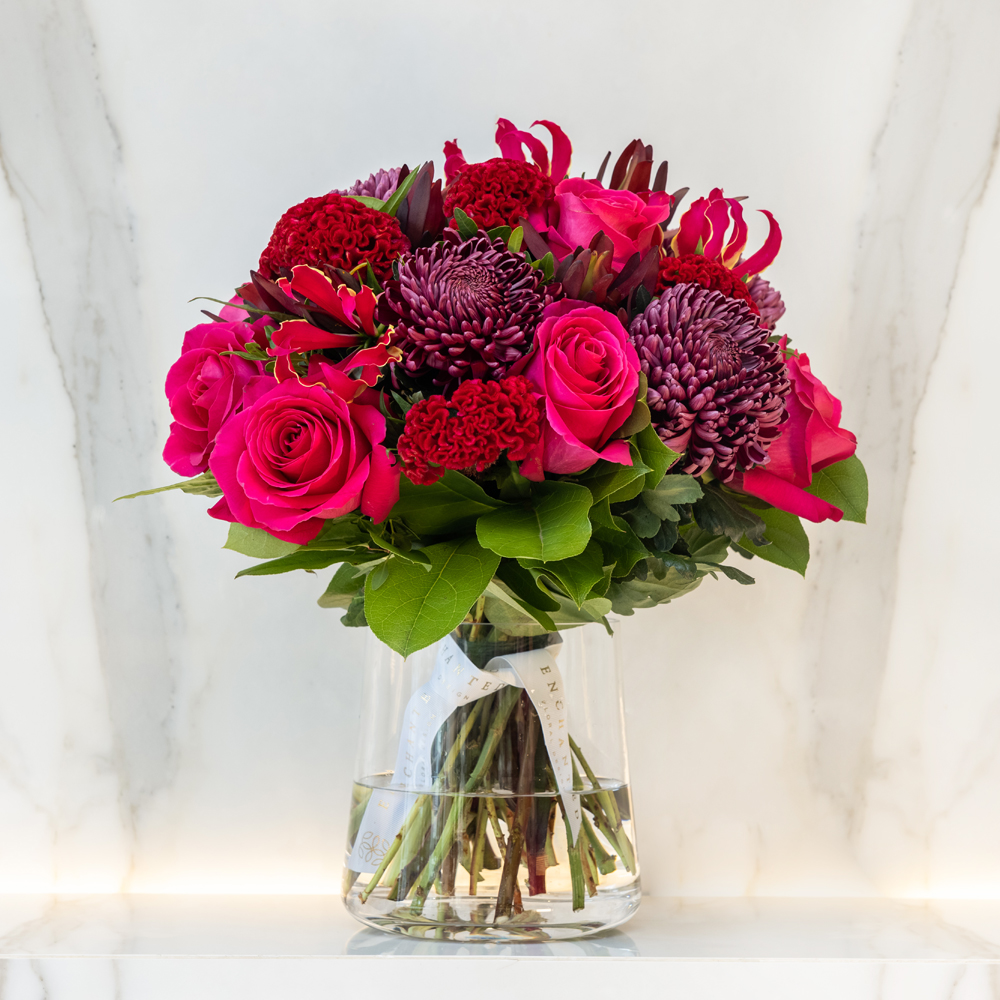 Raspberry-Crush-Vase-Enchanted-Floral-Design
